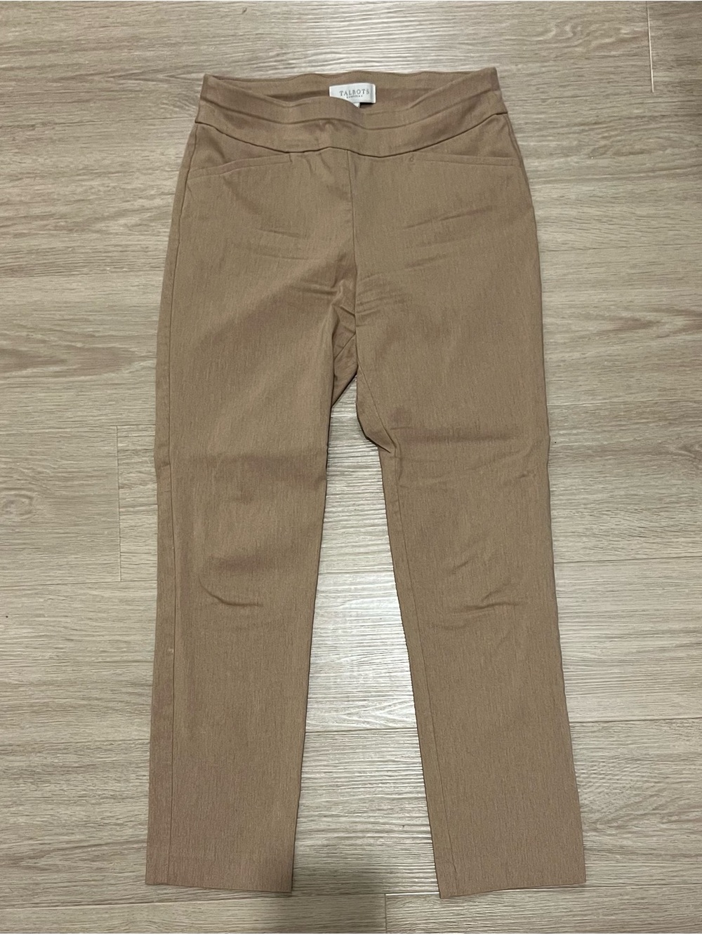 Talbots Straight-Leg Pants in Light Brown